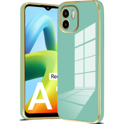 Bodycell Gold Plated - Θήκη Σιλικόνης Xiaomi Redmi A1 - Mint Green (5206015070310)