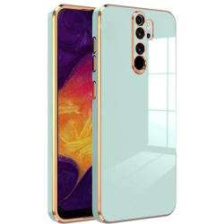 Bodycell Gold Plated - Θήκη Σιλικόνης Xiaomi Redmi Note 8 Pro - Mint Green (5206015070105)