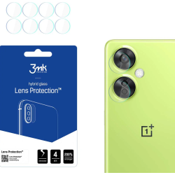 3MK Hybrid Glass Camera Protector - Αντιχαρακτικό Υβριδικό Προστατευτικό Γυαλί για Φακό Κάμερας OnePlus Nord CE 3 Lite - 4 Τεμάχια (5903108522069)