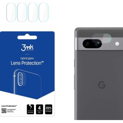 3MK Hybrid Glass Camera Protector - Αντιχαρακτικό Υβριδικό Προστατευτικό Γυαλί για Φακό Κάμερας Google Pixel 7a - 4 Τεμάχια (5903108527132)