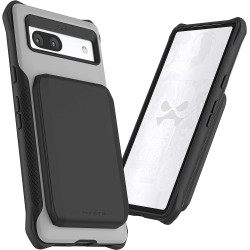 Ghostek Exec 6 - Ανθεκτική MagSafe Θήκη-Πορτοφόλι Google Pixel 7a - Gray (GHOCAS3387)