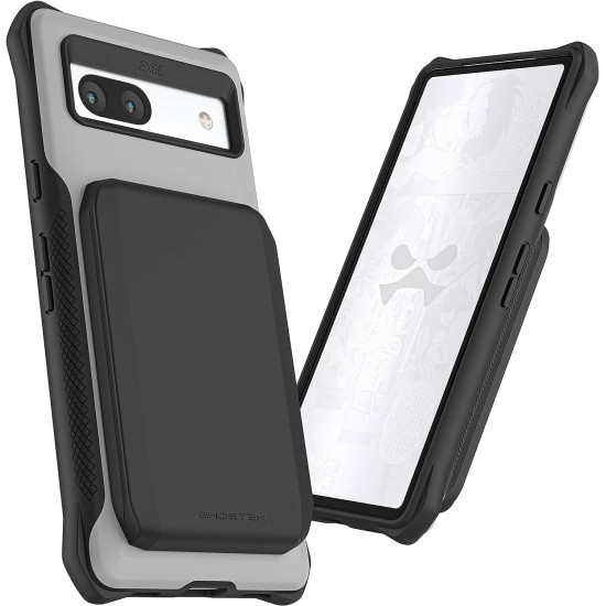 Ghostek Exec 6 - Ανθεκτική MagSafe Θήκη-Πορτοφόλι Google Pixel 7a - Gray (GHOCAS3387)