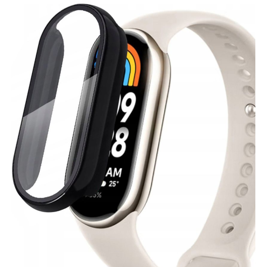 Tech-Protect Defence360 - Θήκη με Tempered Glass Xiaomi Smart Band 8 / 8 NFC - Black (9490713934883)
