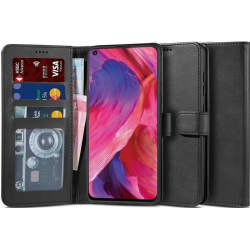 Tech-Protect Wallet - Θήκη Πορτοφόλι Oppo Reno5 Lite / Oppo A94 4G - Black (9589046919428)