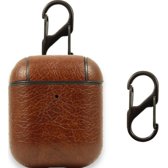 Bodycell ALC02 - Σκληρή Θήκη για Apple Airpods 2nd Gen / 1st Gen - Brown (5206015067686)