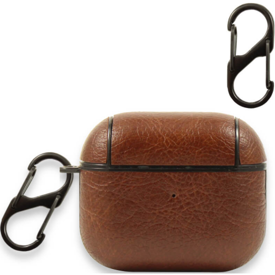 Bodycell ALC02 - Σκληρή Θήκη για Apple AirPods 3rd Gen - Brown (5206015067723)