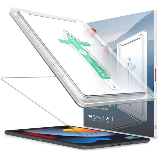 Rosso Tempered Glass - Αντιχαρακτικό Προστατευτικό Γυαλί Οθόνης Apple iPad 10.2" 2021 / 2020 / 2019 - Clear (8719246398469)