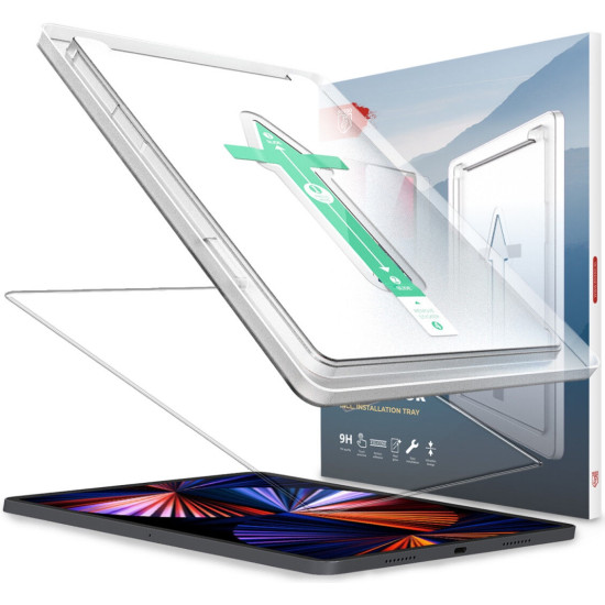 Rosso Tempered Glass - Αντιχαρακτικό Προστατευτικό Γυαλί Οθόνης Apple iPad Pro 11" 2022 / 2021 / 2020 / 2018 / iPad Air 6 2024 11" / Air 5 2022 10.9" / Air 4 2020 10.9" - Clear (8719246398476)