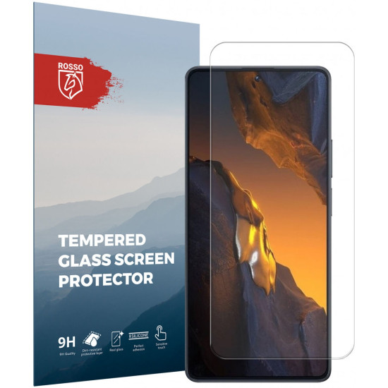 Rosso Tempered Glass - Αντιχαρακτικό Προστατευτικό Γυαλί Οθόνης Xiaomi Poco F5 - Clear (8719246401039)