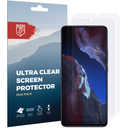Rosso Ultra Clear Screen Protector - Μεμβράνη Προστασίας Οθόνης - Xiaomi Poco F5 Pro - 2 Τεμάχια (8719246401114)