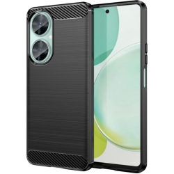 Techsuit Carbon Silicone - Θήκη Σιλικόνης Huawei Nova 11i - Black (5949419063907)