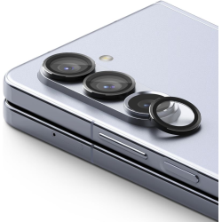 Ringke Camera Lens Frame Glass - Αντιχαρακτικό Γυαλί Προστασίας για Φακό Κάμερας - Samsung Galaxy Z Fold5 - Black (8809919306102)
