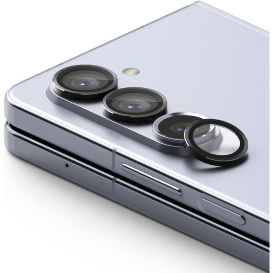 Ringke Camera Lens Frame Glass - Αντιχαρακτικό Γυαλί Προστασίας για Φακό Κάμερας - Samsung Galaxy Z Fold5 - Black (8809919306102)