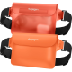 Spigen A620 Aqua Shield Waterproof Pouch Bag - Universal Αδιάβροχη Τσάντα Μέσης - IPX8 - 20 x 12 cm - Sunset / Orange - 2 Τεμάχια (AMP06021)