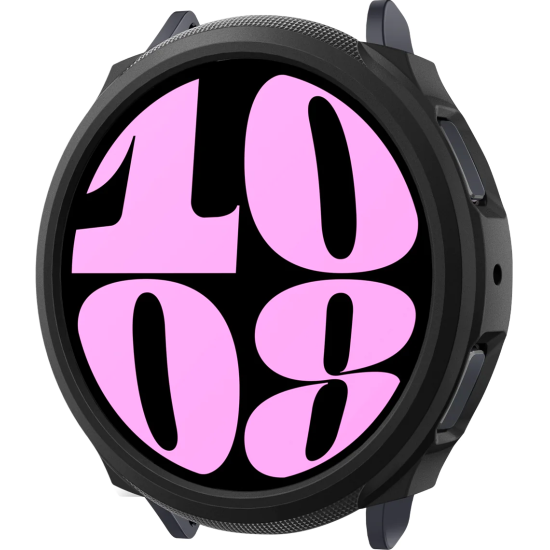 Spigen Liquid Air Θήκη Σιλικόνης - Samsung Galaxy Watch 6 40mm - Matte Black (ACS06393)