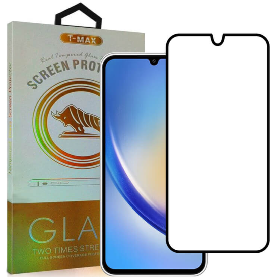 T-Max Premium 3D Tempered Glass Full Glue Fluid Despensing - Αντιχαρακτικό Γυαλί Οθόνης Samsung Galaxy A34 - Black (5206015070358)