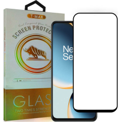T-Max Premium 3D Tempered Glass Full Glue Fluid Despensing - Αντιχαρακτικό Γυαλί Οθόνης OnePlus Nord CE 3 Lite - Black (5206015070334)