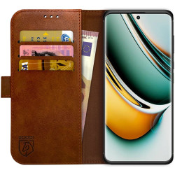 Rosso Element PU Θήκη Πορτοφόλι Realme 11 Pro - Brown (8719246398865)
