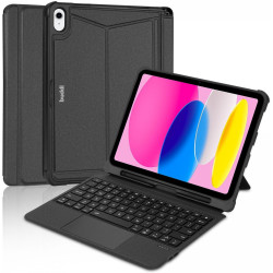 Buddi Thorn Keyboard Case - Θήκη με Υποδοχή για Apple Pencil και Αποσπώμενο Μαγνητικό Πληκτρολόγιο Bluetooth - Apple iPad (A16) 11th Gen. 2025 11" / iPad 10th Gen. 2022 10.9" - Black (8719246386664)