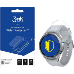 3MK Premium Flexible Glass - Αντιχαρακτικό Υβριδικό Προστατευτικό Γυαλί - Samsung Galaxy Watch 6 Classic 43mm - 0.2mm - 3 Τεμάχια (5903108533409)
