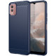 HappyCase Θήκη Σιλικόνης Brushed - Nokia C32 - Blue (8719246408656)