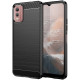 HappyCase Θήκη Σιλικόνης Brushed - Nokia C32 - Black (8719246408649)