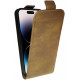 Rosso Element Vertical Flip Case - Flip Θήκη Πορτοφόλι Apple iPhone 14 Pro - Brown (8719246407000)