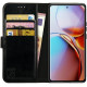 Rosso Element PU Θήκη Πορτοφόλι Motorola Edge 40 Pro - Black (8719246390401)