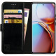 Rosso Element PU Θήκη Πορτοφόλι Motorola Edge Plus 2023 - Black (8719246398810)