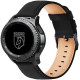 Rosso Deluxe Strap - Universal Δερμάτινο Λουράκι για Smartwatches (22mm) - Black (8719246388057)