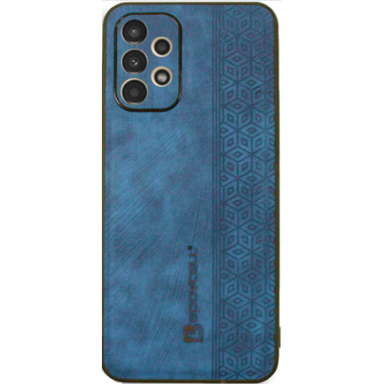 Bodycell Pattern Leather - Σκληρή Θήκη Samsung Galaxy A13 4G - Blue (5206015068676)