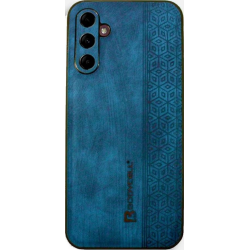 Bodycell Pattern Leather - Σκληρή Θήκη Samsung Galaxy A14 - Blue (5206015068690)