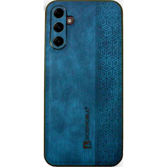Bodycell Pattern Leather - Σκληρή Θήκη Samsung Galaxy A14 - Blue (5206015068690)