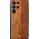 Bodycell Pattern Leather - Σκληρή Θήκη Samsung Galaxy S22 Ultra 5G - Brown (5206015068805)