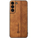 Bodycell Pattern Leather - Σκληρή Θήκη Samsung Galaxy S22 Plus 5G - Brown (5206015068782)