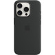 Official Apple Θήκη Σιλικόνης με MagSafe Apple iPhone 15 Pro - Black (MT1A3ZM/A)