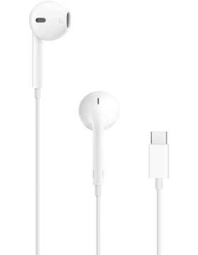 Official Apple EarPods USB-C - Ενσύρματα Handsfree Ακουστικά Type-C - White (MTJY3ZM/A)