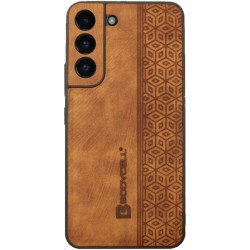 Bodycell Pattern Leather - Σκληρή Θήκη Samsung Galaxy S21 FE 5G - Brown (5206015068744)