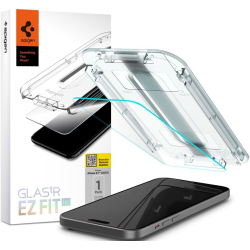 Spigen Tempered Glass GLAS.tR EZ Fit HD - Αντιχαρακτικό Γυαλί Οθόνης Apple iPhone 16 Plus / 15 Plus - Clear (AGL06887)