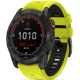 Tech-Protect Iconband Pro - Λουράκι Σιλικόνης Garmin Fenix 3/5X/3HR/5X Plus/6X/6X Pro/7X/8 (51mm) - Lime / Black (9319456605129)