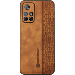 Bodycell Pattern Leather - Σκληρή Θήκη Xiaomi Poco M4 Pro 5G / Redmi Note 11S 5G / Redmi Note 11T 5G - Brown (5206015068904)