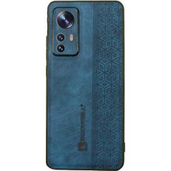 Bodycell Pattern Leather - Σκληρή Θήκη Xiaomi 12 / 12X - Blue (5206015068836)