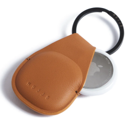 Mujjo Canopy - Δερμάτινη Θήκη / Μπρελόκ Apple AirTag 2 / 1 - Tan (MUJJO-KY-001-TN)