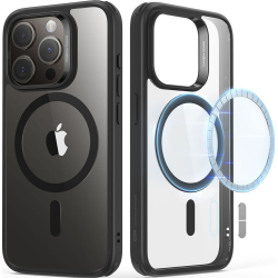 Θήκη iPhone 15 Pro Max ESR Classic Hybrid HaloLock Ανθεκτική με MagSafe - Clear / Black (4894240173503)