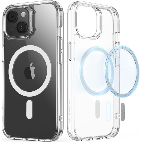 ESR Classic Hybrid HaloLock - Ανθεκτική MagSafe Θήκη Apple iPhone 15 Plus - Clear (4894240173411)