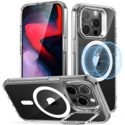 ESR Classic Kickstand Hybrid HaloLock - Διάφανη Ανθεκτική MagSafe Θήκη Apple iPhone 15 Pro - Clear (4894240176535)