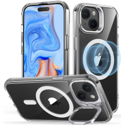 ESR Classic Kickstand Hybrid HaloLock - Διάφανη Ανθεκτική MagSafe Θήκη Apple iPhone 15 - Clear (4894240176474)