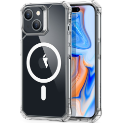 ESR Air Armor HaloLock - Διάφανη Ανθεκτική MagSafe Θήκη Apple iPhone 15 Plus - Clear (4894240173688)