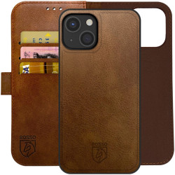Rosso Element 2 in 1 - PU Θήκη Πορτοφόλι Apple iPhone 15 Plus - Brown (8719246401435)
