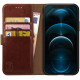 Rosso Element PU Θήκη Πορτοφόλι Apple iPhone 12 Pro Max - Brown (8719246252341)